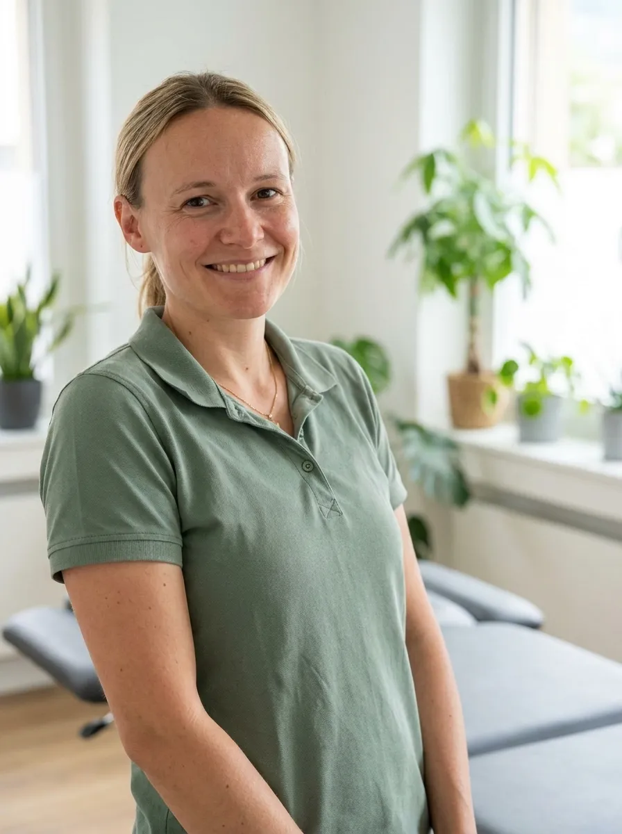 Physiotherapeutin der Praxis Moviva im Porträt